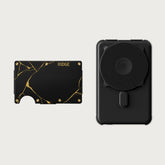 Ridge Wallet + Power Bank - Kintsugi - Black + Matte Black