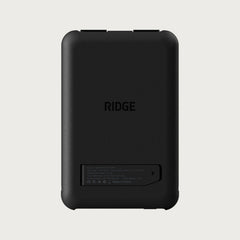 Ridge Power Bank - 10k mAh - Matte Black