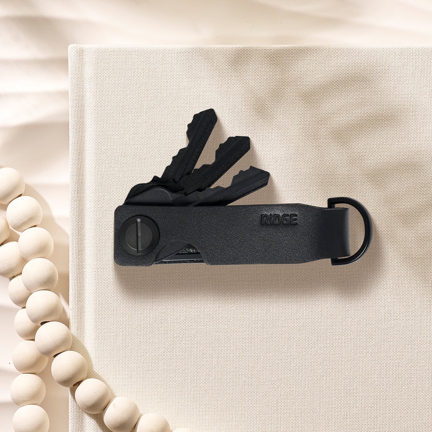 Ridge KeyCase - Midnight Black Leather