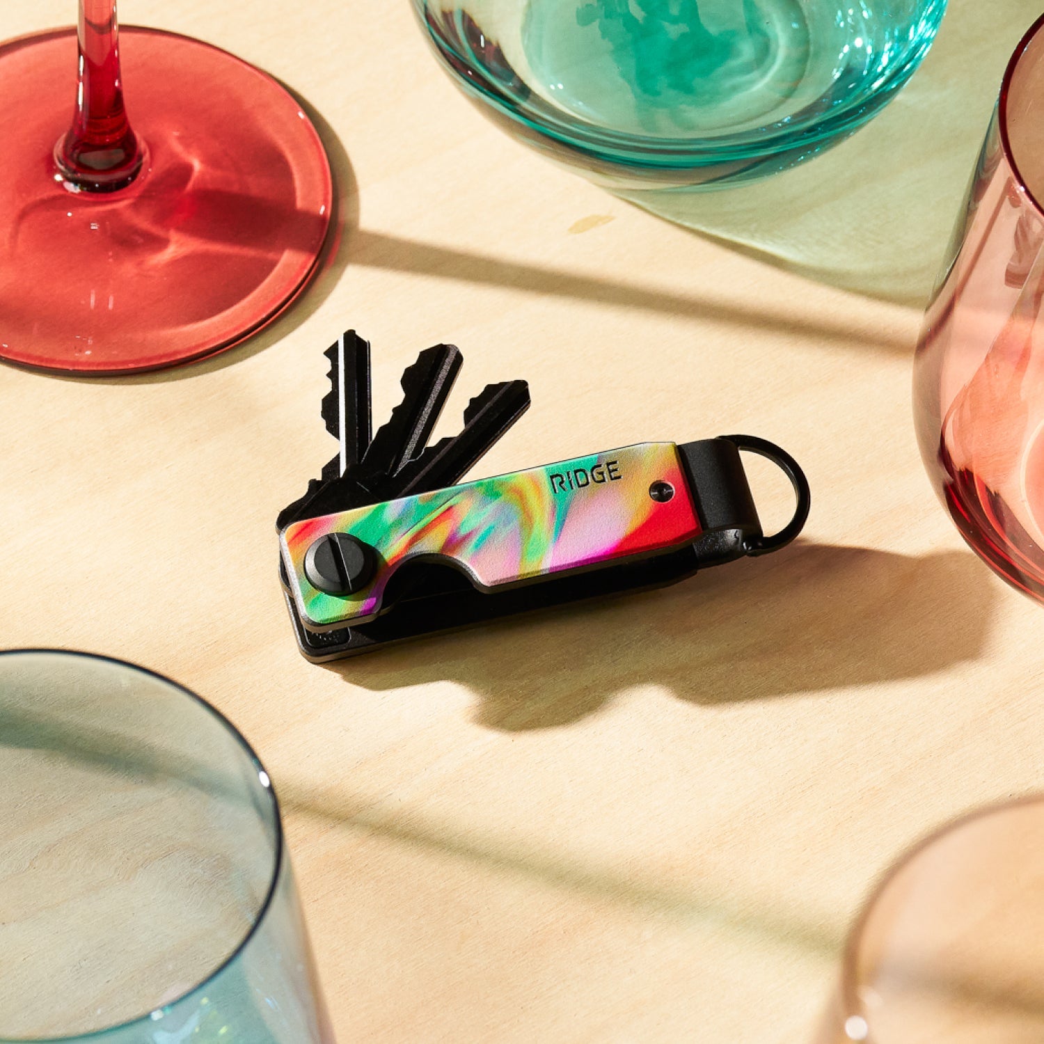 Ridge KeyCase - Tie Dye