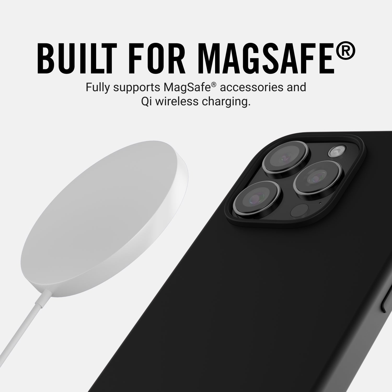 Everyday Charging Kit - iPhone 16 Pro Max - Midnight Black Leather