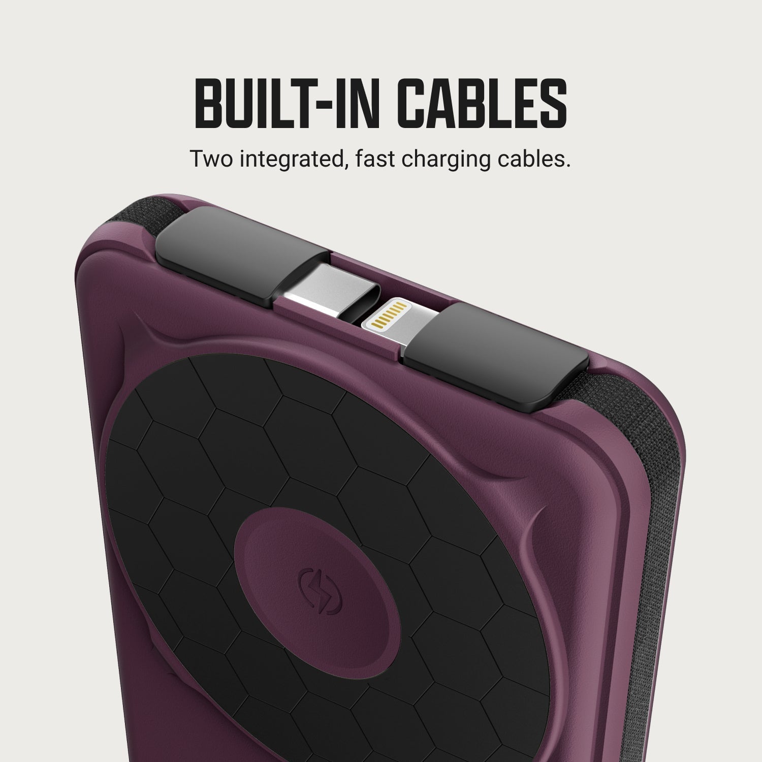 Ridge Power Bank - 10k mAh Bundle - Burgundy - 3-Pack