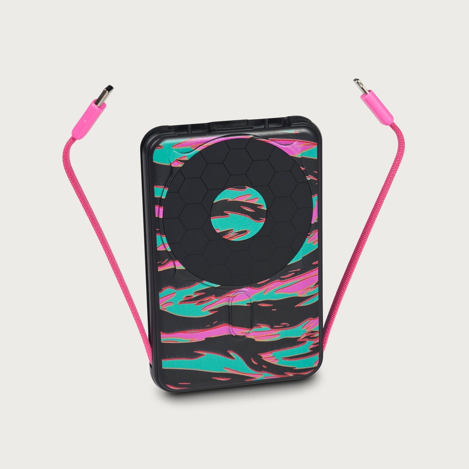 Ridge Wallet for MagSafe + Power Bank + KeyCase - Neon Tiger + Neon Tiger + Royal Black