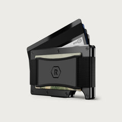Ridge Wallet + Power Bank - Gunmetal + Matte Black