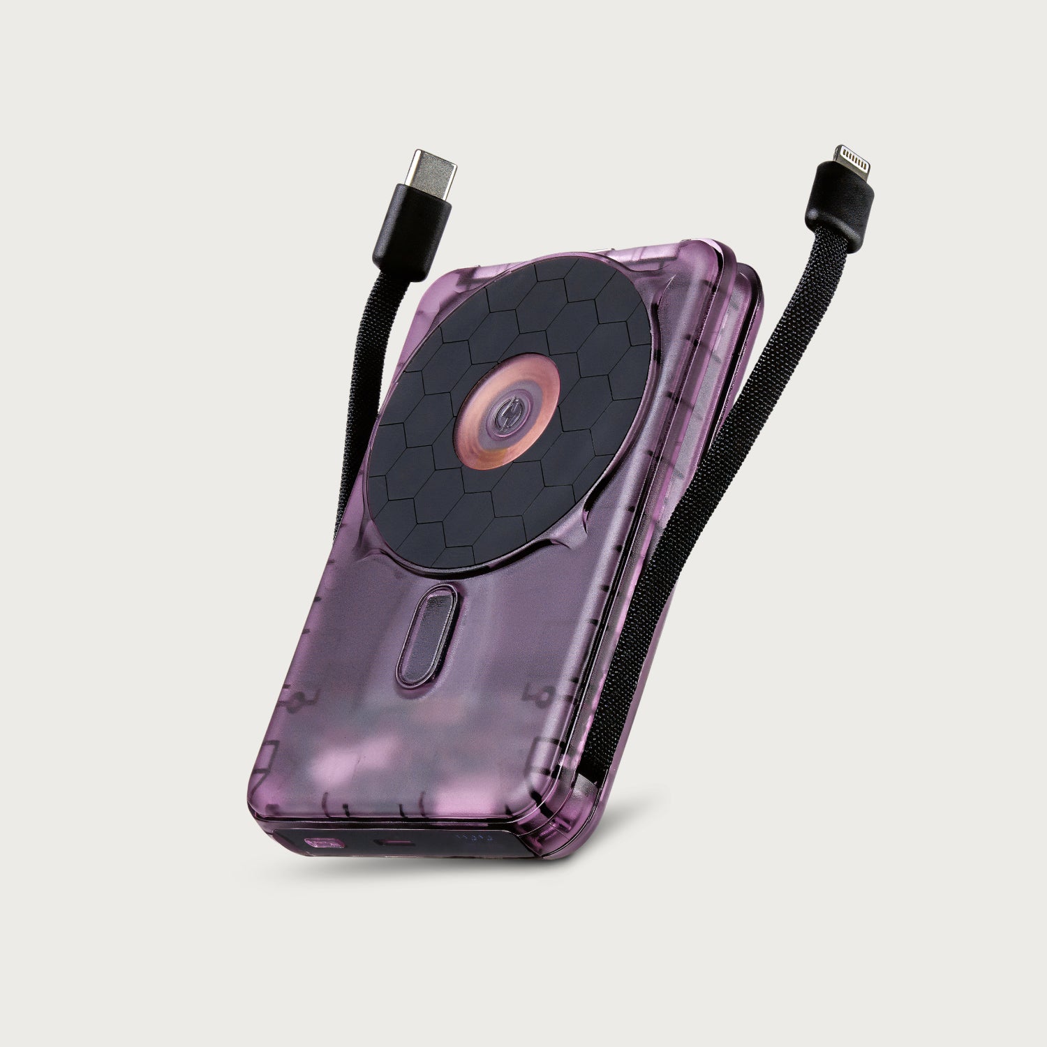 Ridge Wallet + Power Bank + KeyCase - Atomic Purple + Atomic Purple + Royal Black